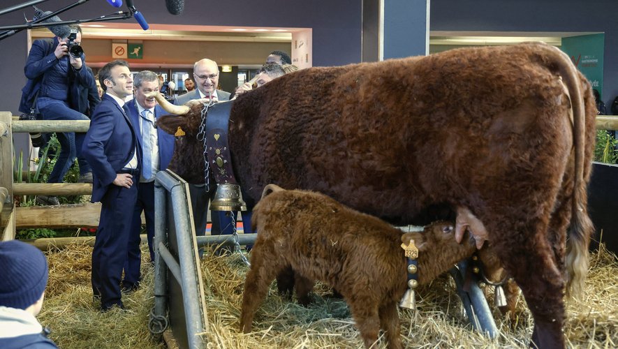 Emmanuel Macron a inauguré le 59e Salon de l'Agriculture, samedi 25 février.