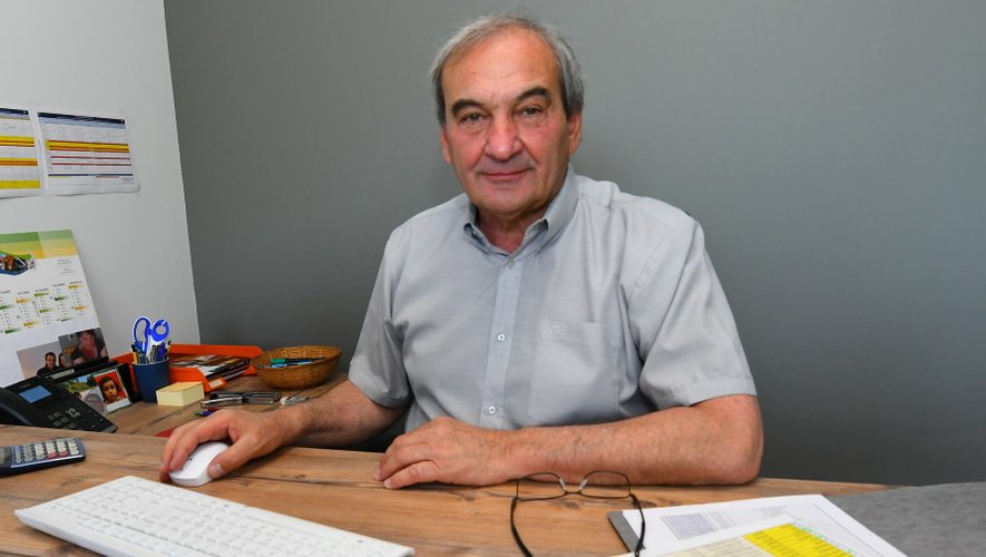 Pierre Bourdet, président du District de l'Aveyron.