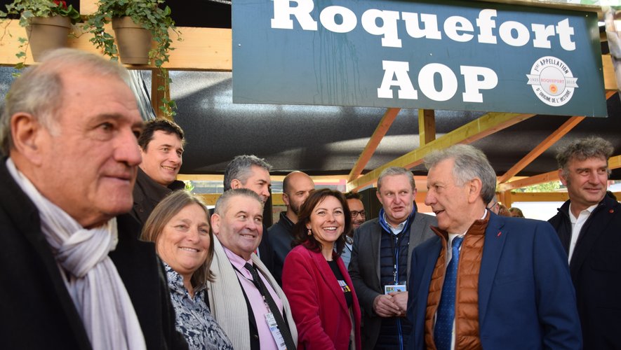 La présidente d’Occitanie, Carole Delga, est allée à la rencontre des éleveurs de la région et du département