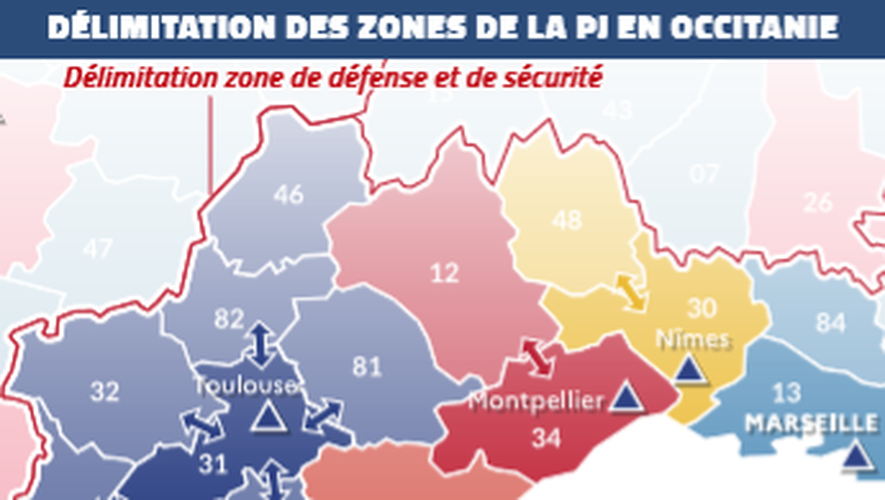 Selon la nouvelle carte, les policiers de Montpellier interviendront sur l’Aveyron.