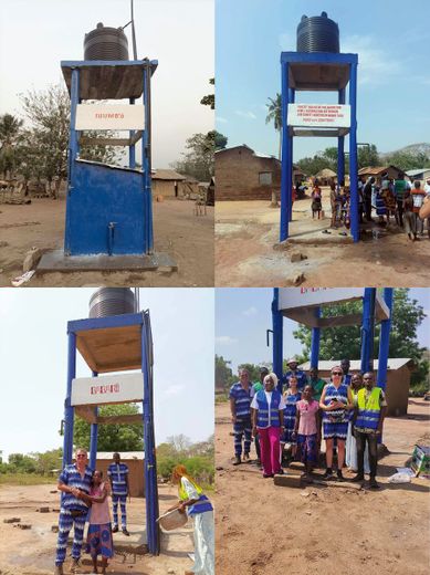 L’association Aid’Afrique Aveyron  et Horizon Monde Togo ont permis l’installation de puits.