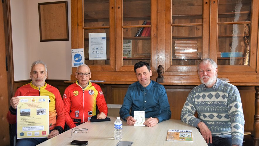Michel Tanguy et les deux coprésidents du Vélo-Club ont présenté leurs programmes  au maire.