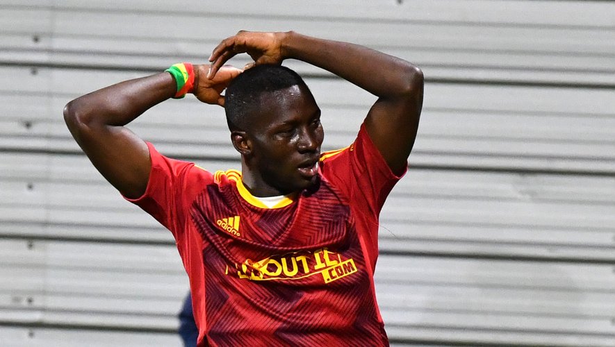 L'attaquant Sambou Soumano, arrivé en janvier, a débloqué son compteur de buts ce soir.