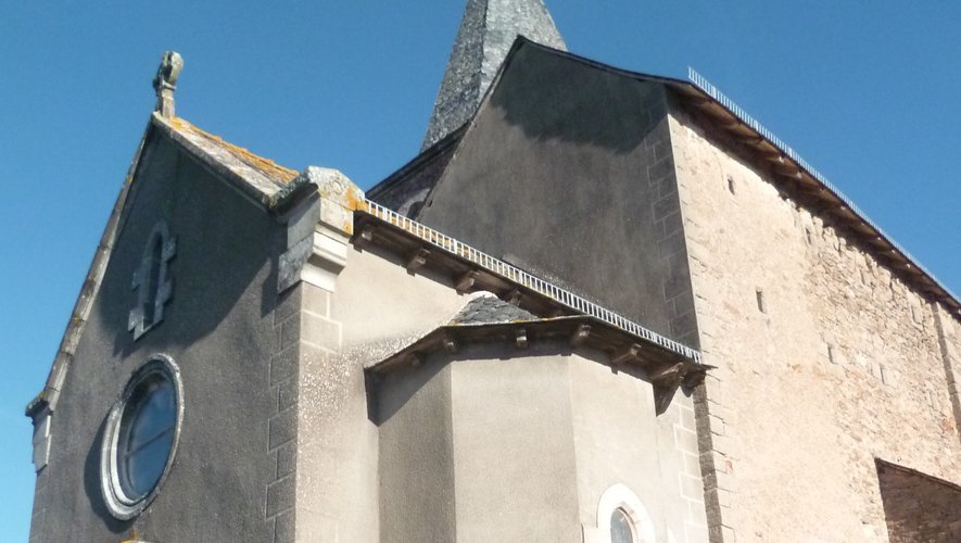 L’église de La Capelle St-Martin.