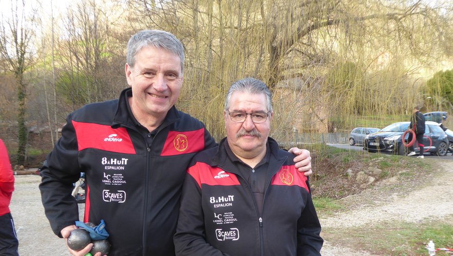 Bruno Bellufi et Jean-Jacques Pègues défendront les couleurs d’Espalion.