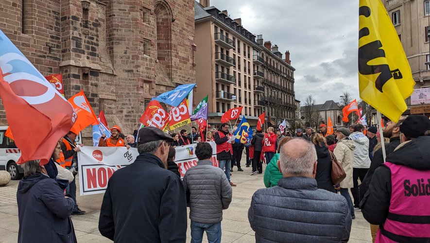 Six manifestations ont été organisées hier dans le département, rassemblant près de 3000 personnes selon le comptage des syndicats.
