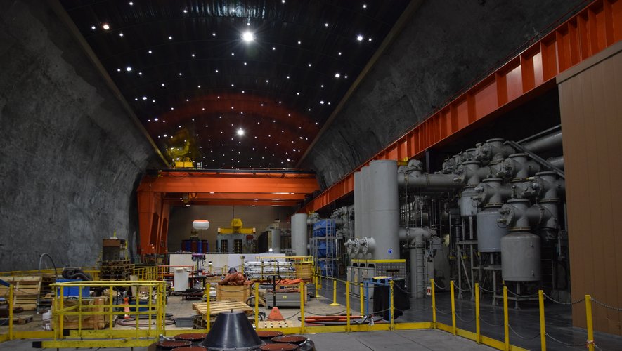 Des travaux seront aussi menés dans l’usine souterraine de Montézic.