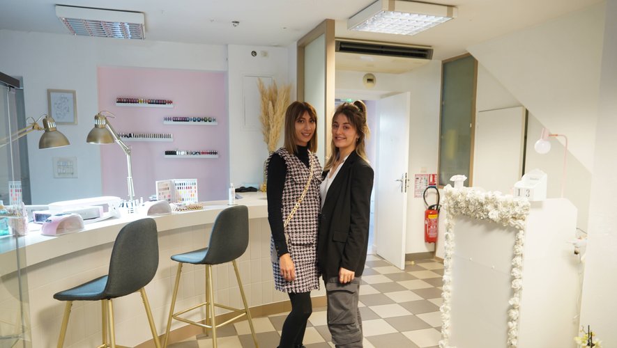 Sarah Rahibe et Lucy Bogdan ont ouvert leur institut de beauté le 15 février.Photo A.O