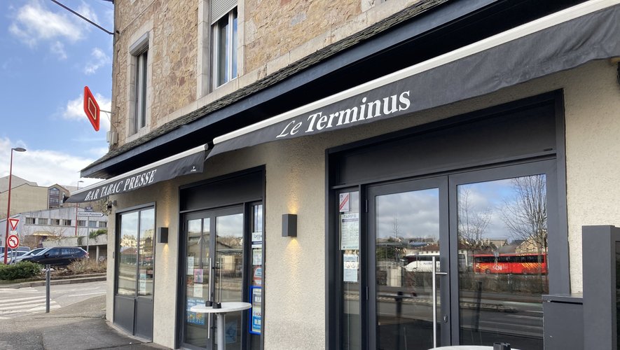 Le bar-tabac "Le Terminus", situé dans le quartier de la gare à Rodez.