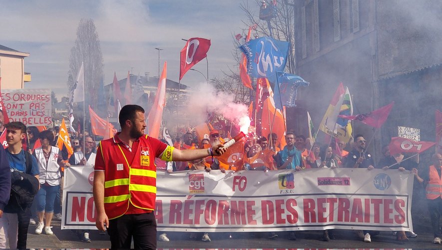 Cinq manifestations sont prévues en Aveyron ce mardi 28 mars.