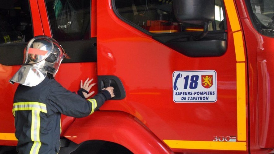 Les pompiers des centres de secours de Rignac et de Villefranche-de-Rouergue sont intervenus.