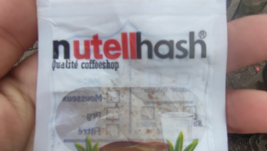 À l’intérieur du paquet de Nutellhash, pas de douceurs mais des stupéfiants.