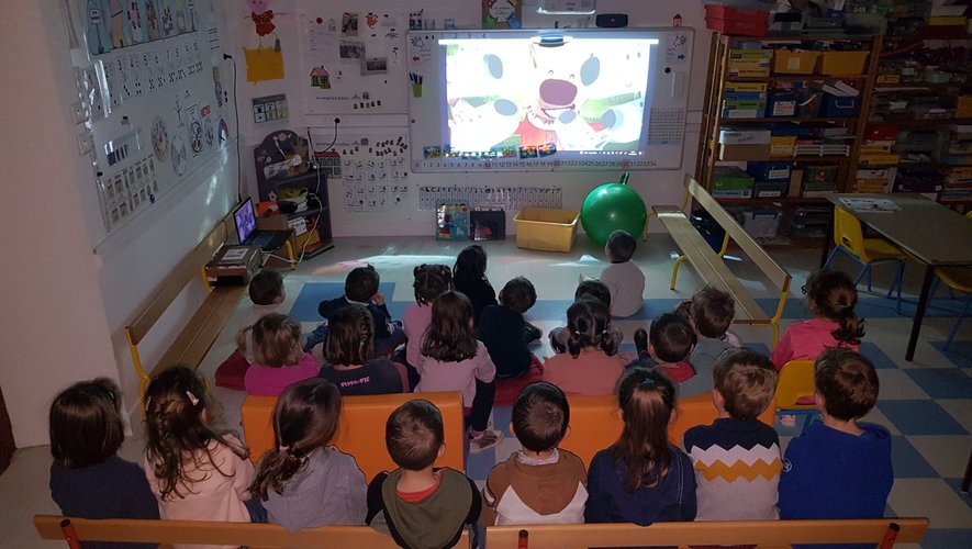 Les enfants ont pu voir plusieurs films.