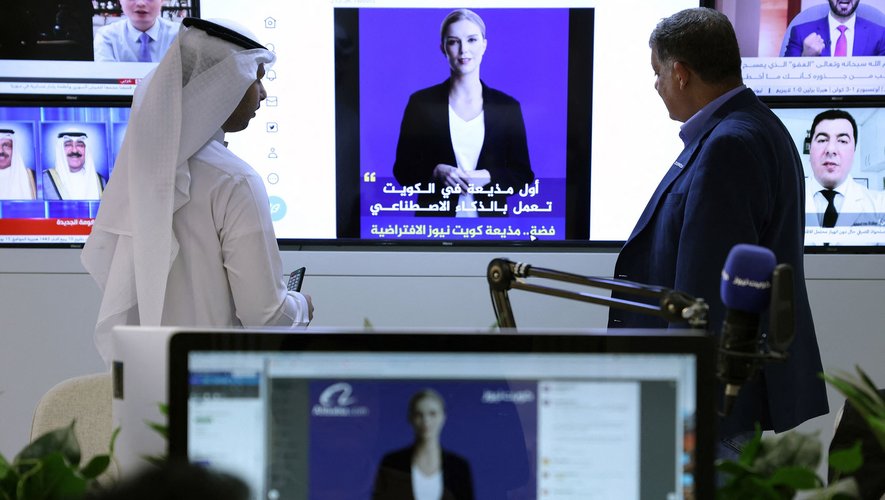 Un média koweïtien a dévoilé une animatrice de télévision virtuelle, générée par de l'intelligence artificielle.
