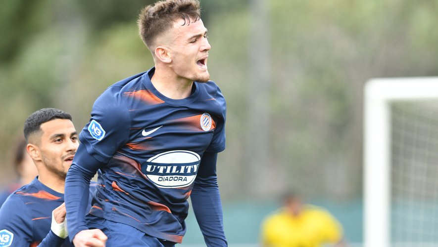 Le natif de Rodez Matéo Loubatières a inscrit 8 buts cette saison en N3 avec  le MHSC II.
