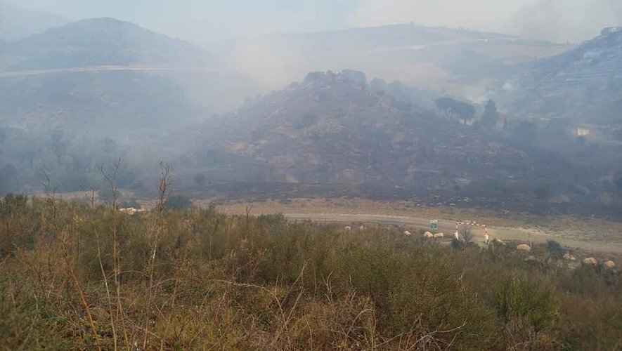 Un incendie a touché la commune de Cerbère, ce dimanche 16 avril 2023.