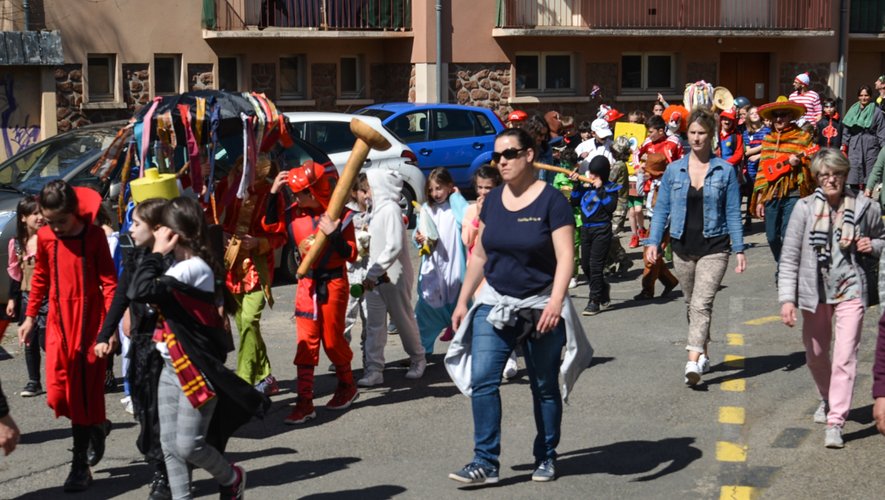 123 enfants ont participé au carnaval.