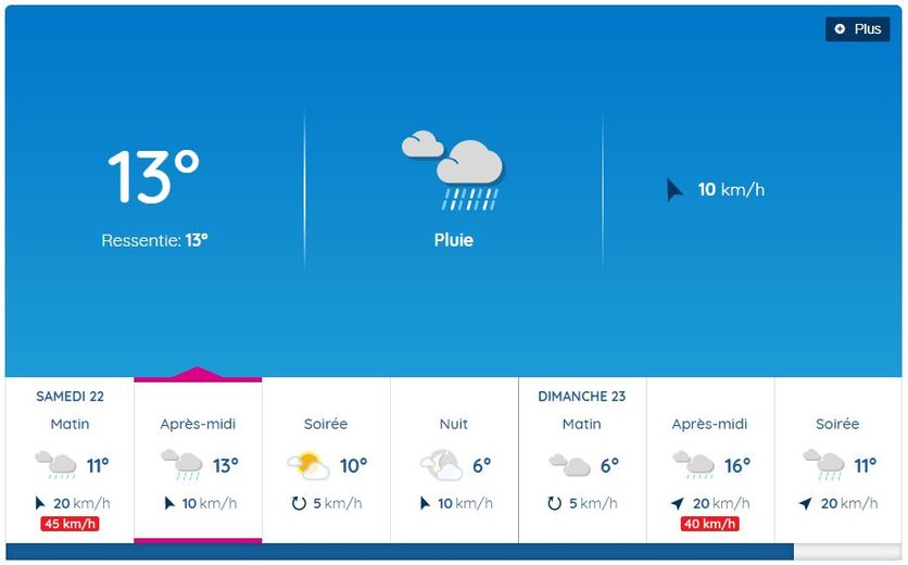 Journée bien triste à Rodez, samedi 22 avril 2023.