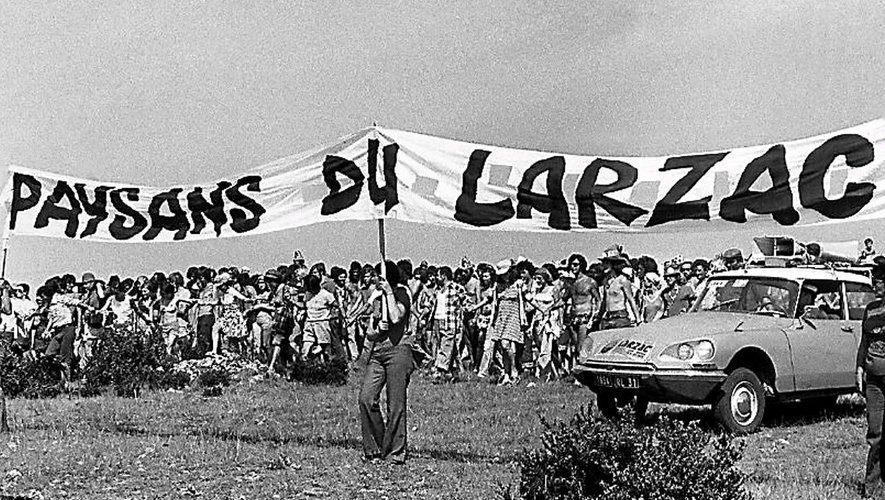 Depuis les années 70 le Larzac est devenu une terre de luttes.