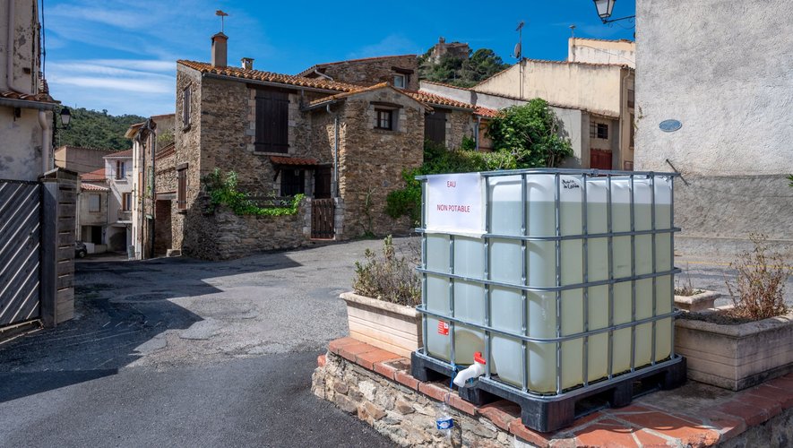 La commune de Corbère (Pyrénées-Orientales) est privée d'eau depuis lundi.