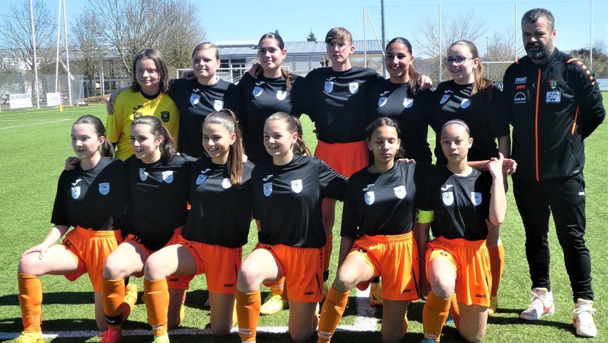 Les féminines U15/U18.