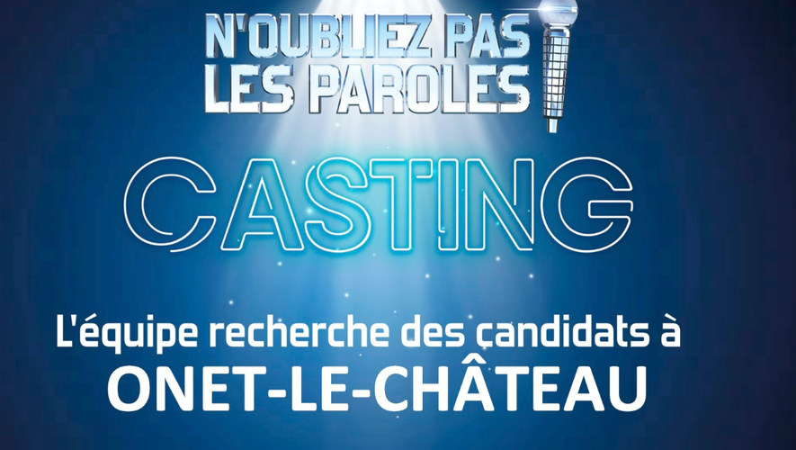 L'émission de France 2 cherche des candidats aveyronnais, tout particulièrement sur Onet-le-Château !
