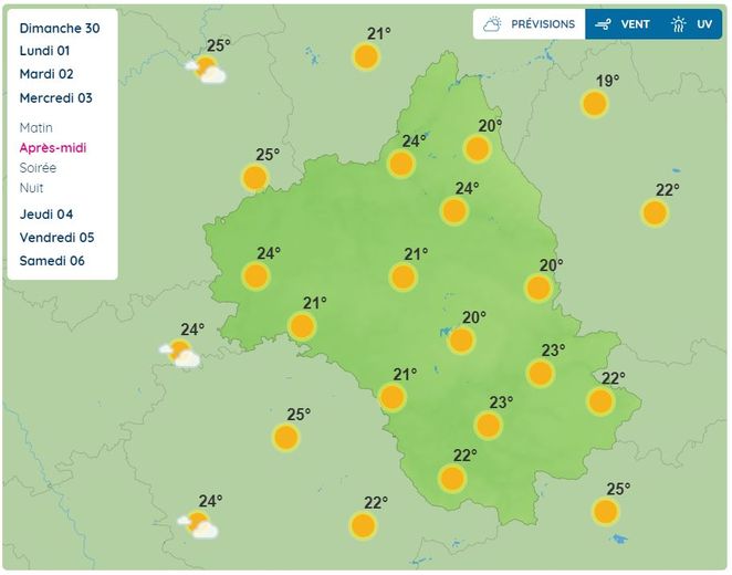 Une très belle journée en Aveyron, mercredi 3 mai 2023.