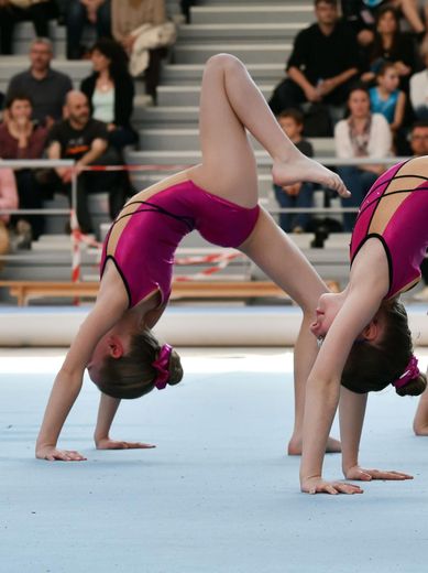 À Rodez, les jeunes gymnastes  ont obtenu des résultats prometteurs.