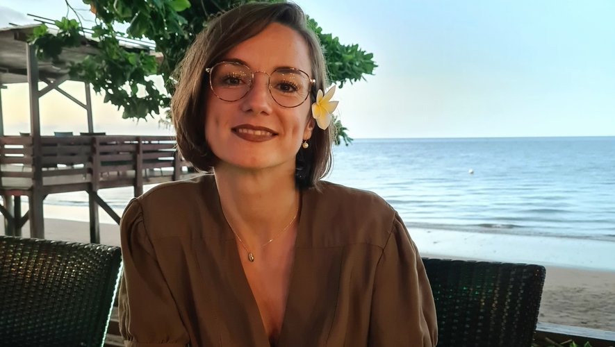 Aude Vanzeebroeck – le  jour  de ses trente et un ans – s’épanouit  à Mayotte dans sa vie personnelle comme dans son métier.