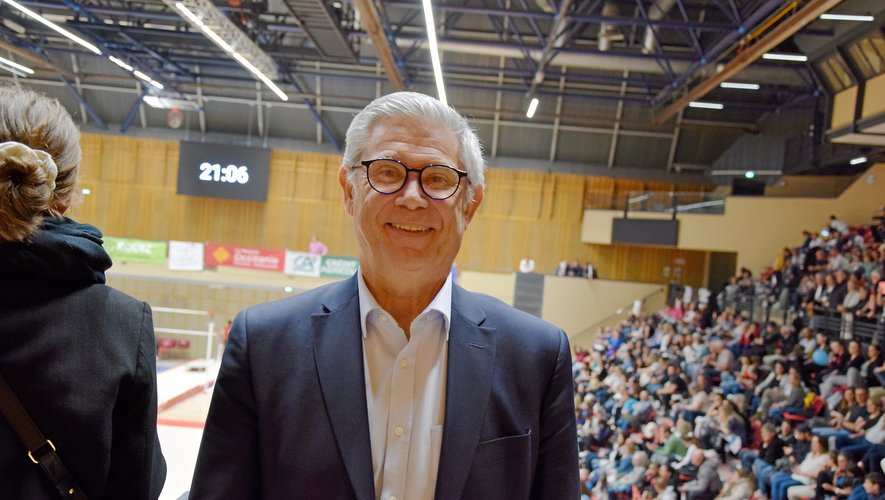 James Blateau, président de la fédération de gymnastique, était  à Rodez vendredi et samedi.