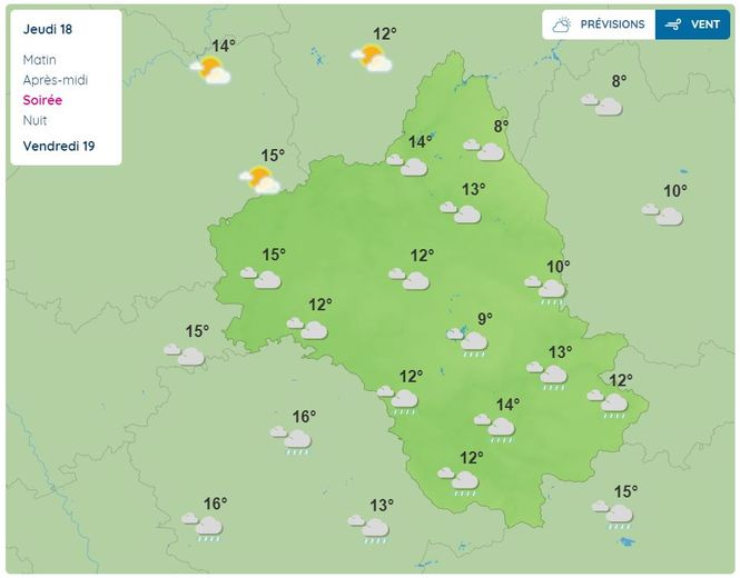 Fin de journée perturbée en Aveyron, ce jeudi 18 mai.