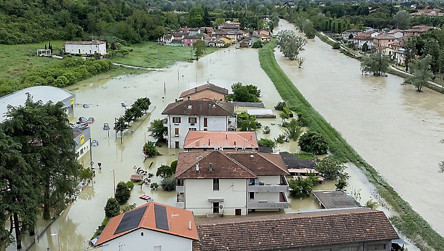 Le nord de l'Italie fait face à d'impressionnantes inondations, en cette mi-mai 2023.