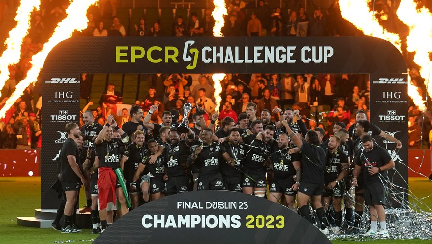 Le RC Toulon a remporté la Challenge Cup, vendredi 19 mai 2023.