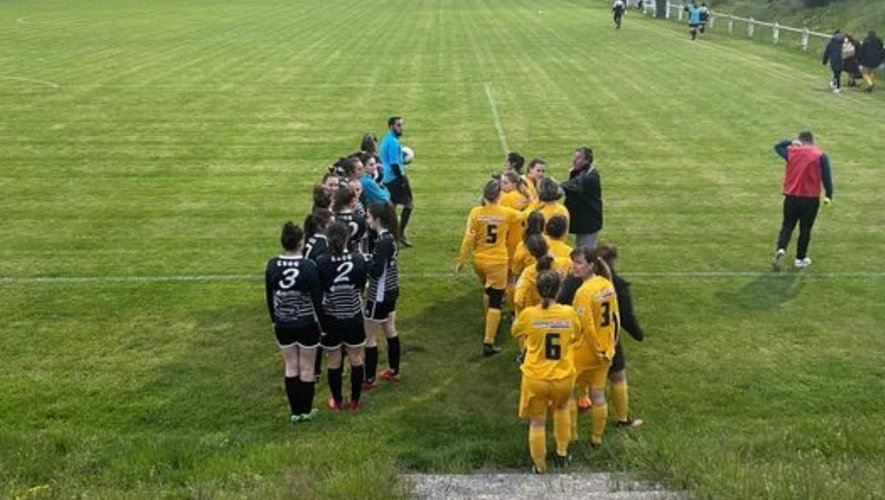 L’équipe féminine lors de la demi-finale de la coupe Braley.