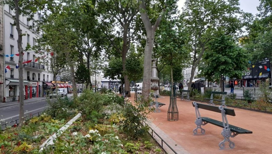 Paris un vent de fraîcheur sur le square Pasdeloup