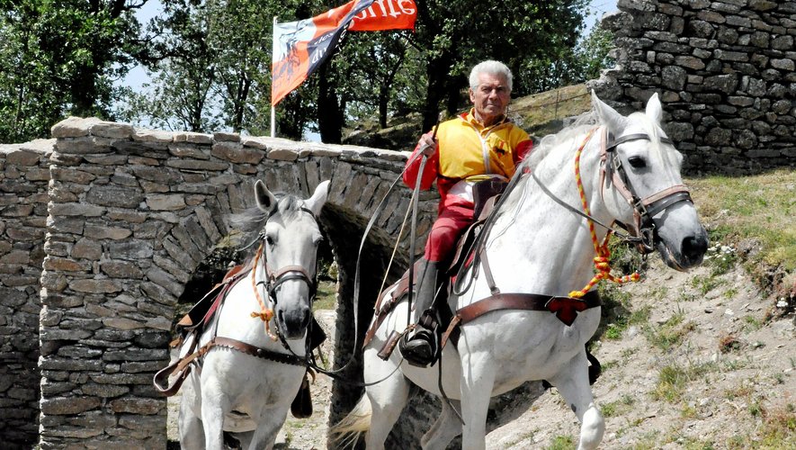 Jean-Yves Bonnet sur son cheval.