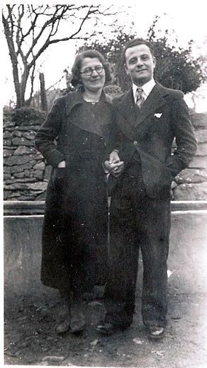 Le couple Yvonne et Idebert Exbrayat, symboles de la résistance en Aveyron. / Collection familiale Exbrayat