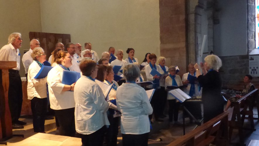 La chorale "Au chœur des flots" a donné un beau concert en l’église du village