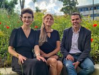 Stéphanie Séjourné, Corinne Mercier et Patrick Frayssinhes, une partie de l’équipe de collaborateurs de la CCI qui accompagne les entreprises sur les questions de développement durable, d’écologie et de RSE.