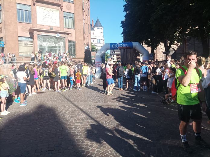 Bientôt le départ près de la place Foch !