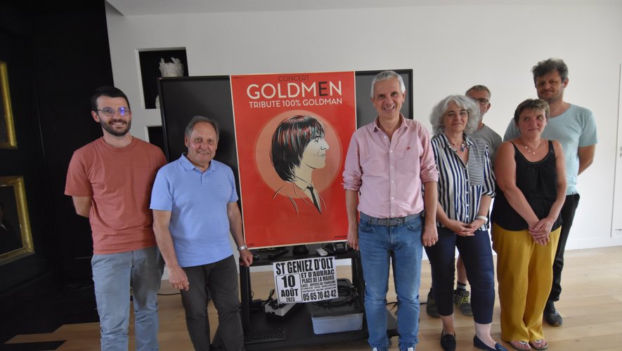 Le maire et les organisateurs du grand concert de l’été "Goldmen".