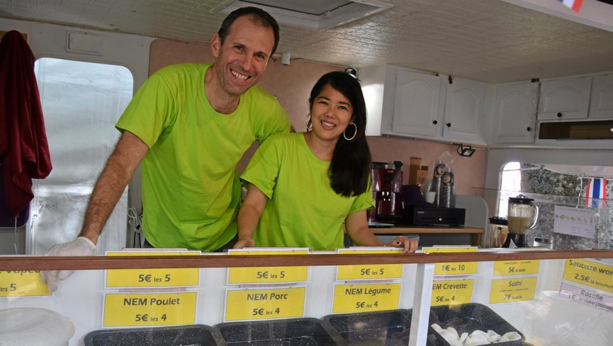 Nicolas et Sunny Malgouyres ont le sourire. Les produits de Tukta thaï connaissent un beau succès.