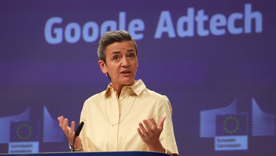 Margrethe Vestager, vice-présidente exécutive en charge de la politique de concurrence au sein de l'UE, a sermonné Google.
