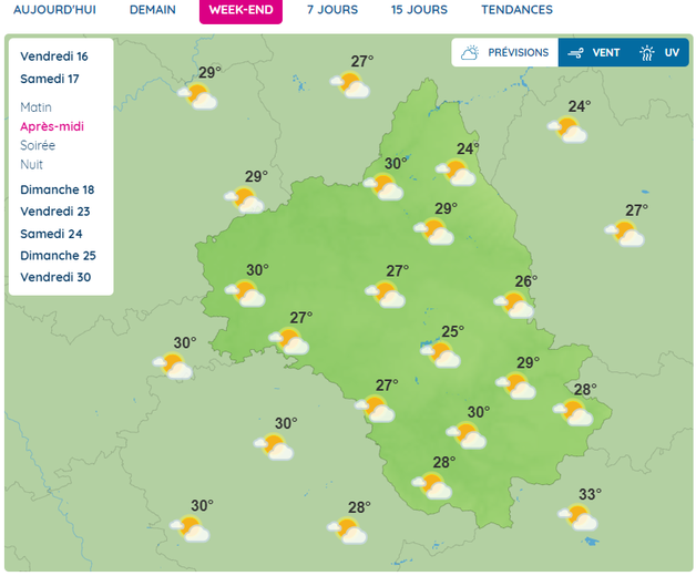 Un temps estival ce samedi en Aveyron.