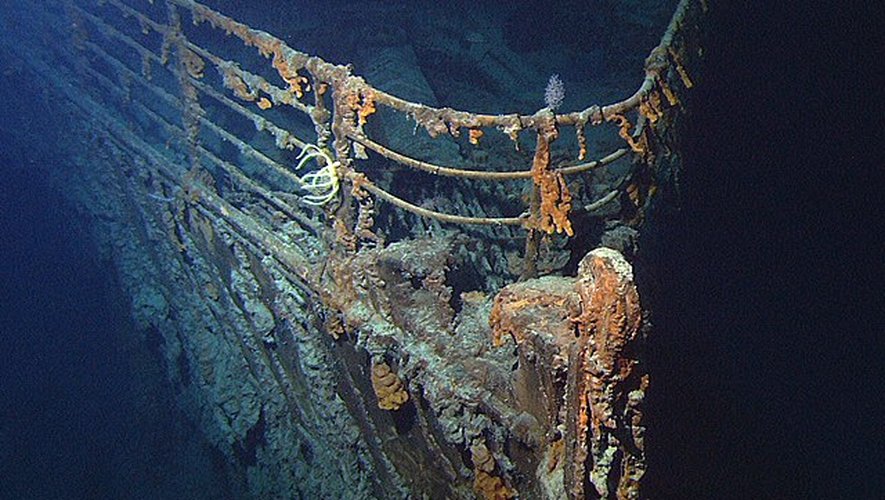 L'épave du Titanic, qui a coulé en avril 1912.