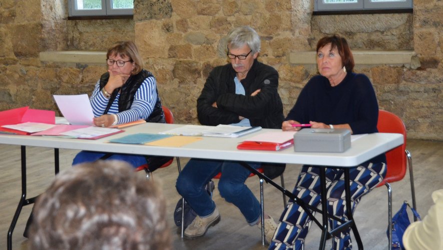 Sylvie Clapier, Christian Cazalset Anne-Marie Monteillet.