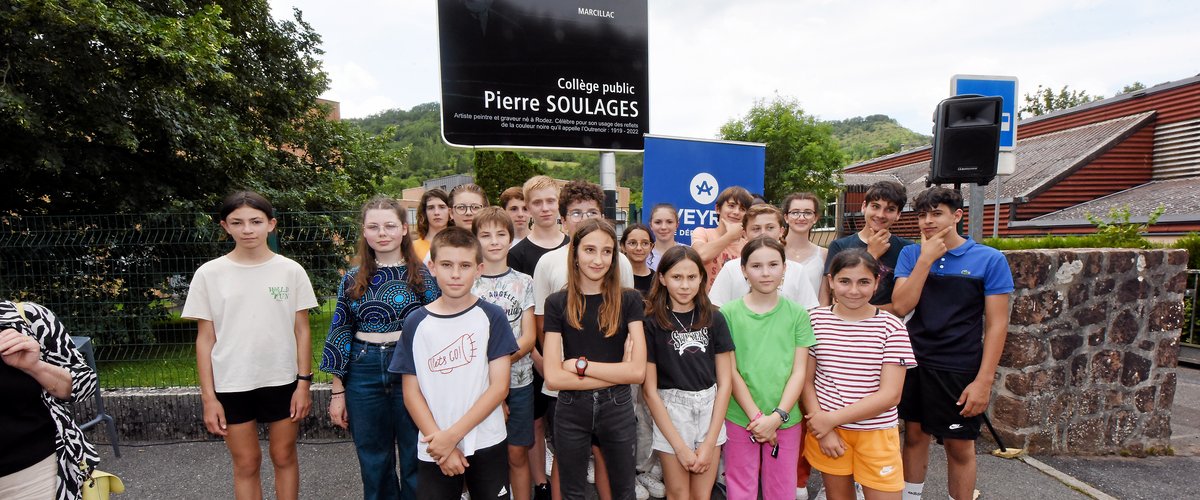 Aveyron : à Marcillac, Kervallon devient le collège Pierre-Soulages