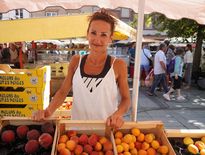 Gaëlle Corredor participe au marché de Rodez tous les mercredis et samedis.