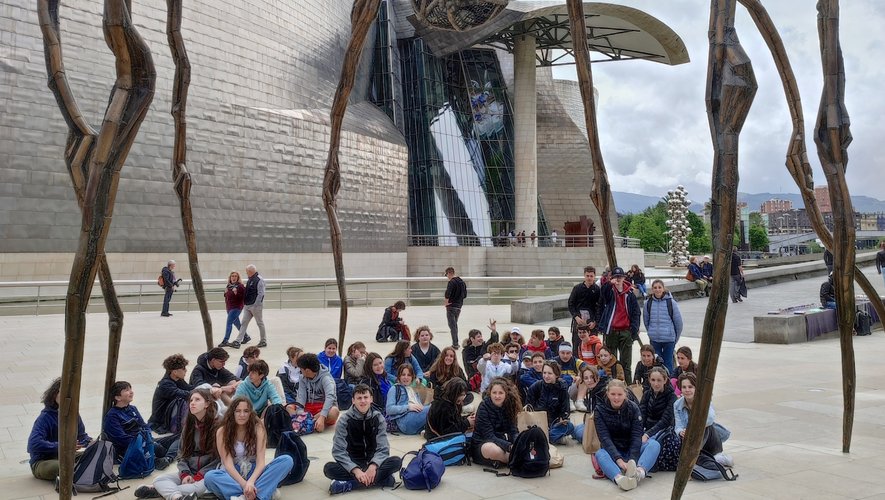 Les élèves de 3e en voyage de fin d’année au Pays basque espagnol.