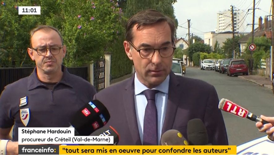 Stéphane Hardouin, le procureur de la République de Créteil, s'est exprimé, dimanche 2 juillet 2023.